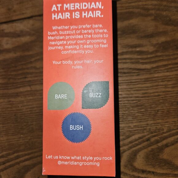 NEW MERIDIAN Body Hair Trimmer Sage Waterproof Grooming Tool Ceramic Blade - Picture 4 of 6